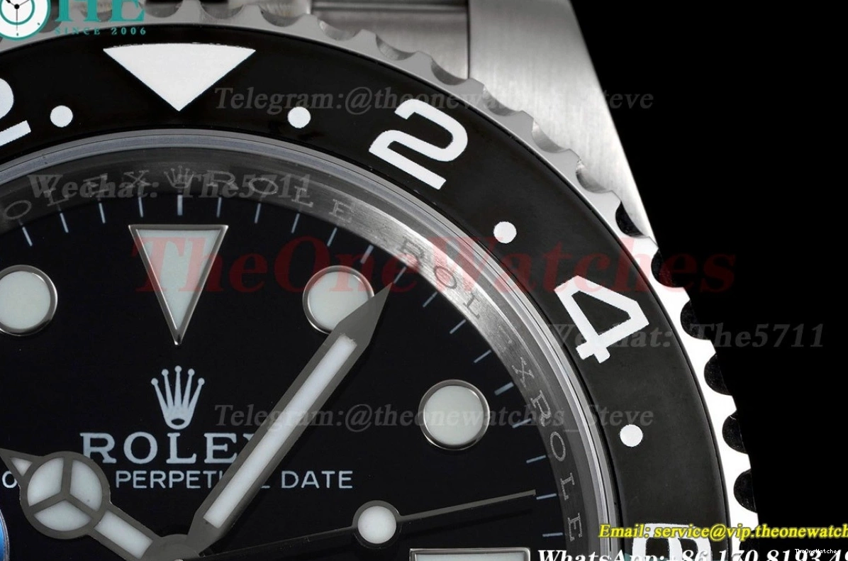 40mm Black VR3186 GMT GMF II Master 126720 Sprite SS Jub Dial SS 0521